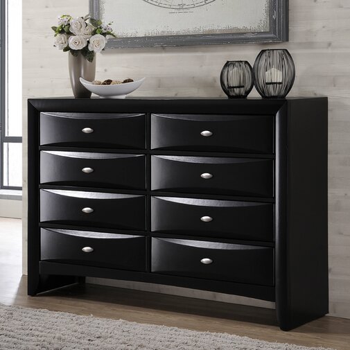 Red Barrel Studio Plumwood 8 Drawer Double Dresser & Reviews Wayfair